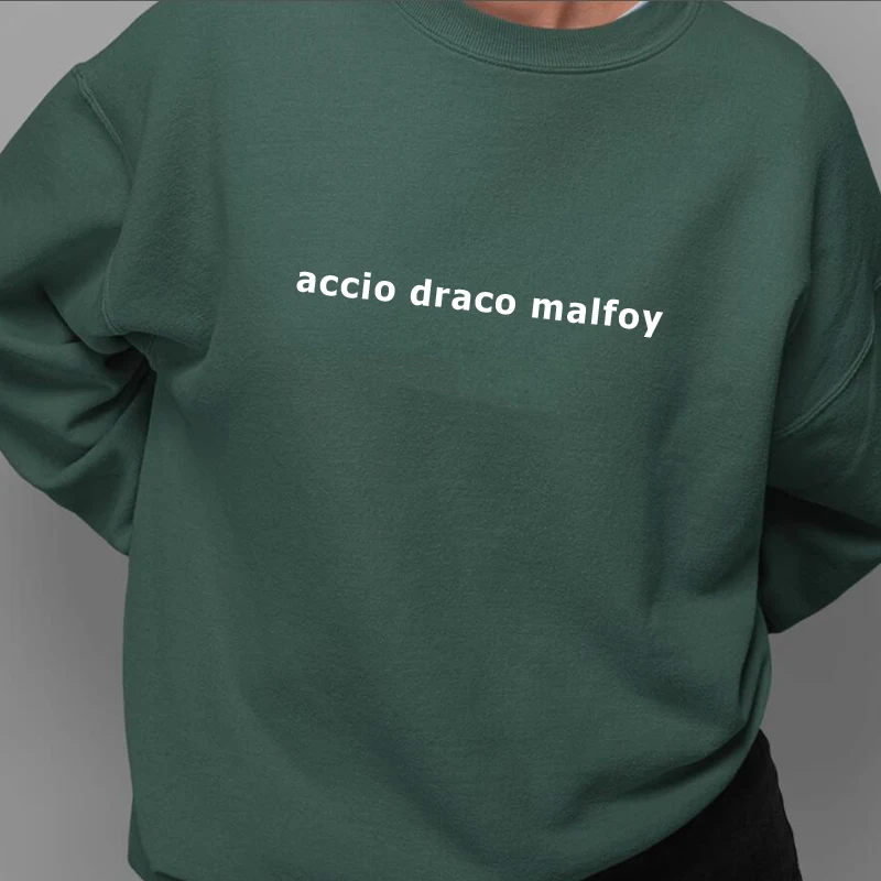 Accio draco malfoy sweatshirt Clearance