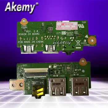 

Akemy Original For Asus K56C K56CA K56CM Usb audio Board K56CM IO BOARD WORKS