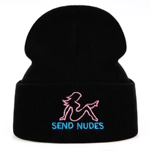 Отправить nudes Beanies вязаная шапка зимние шапки аниме теплые милые шапочки уличные спортивные лыжные вязаные шапки Skullie