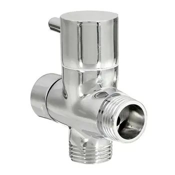 

Adjustable 3 Three Way T-adapter Valve Bathroom Shower Head 3 Way Shower Faucet Tee Connector Valve Tool