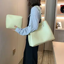 2019 Осенняя Большая вместительная сумка ретро простая сумка для покупок с одним плечом наклонная женская сумка