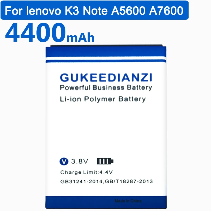 GUKEEDIANZI BL243 мобильный телефон новый аккумулятор большой емкости 4400mAh для lenovo K3 Note K50