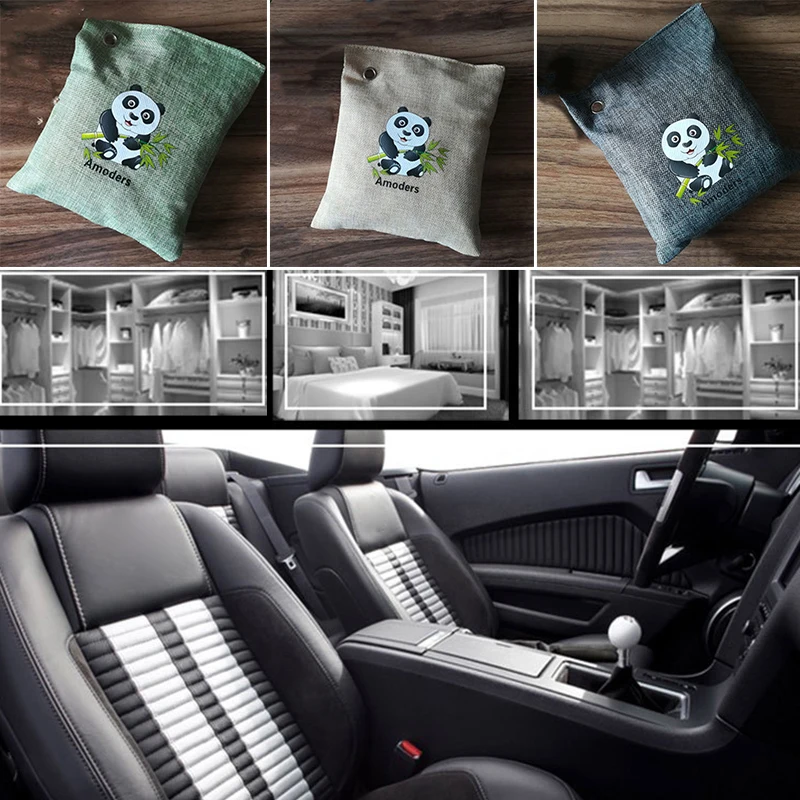 1 Pieces Household Deodorant Car Remove Formaldehyde Charcoal Bag Cartoon Panda