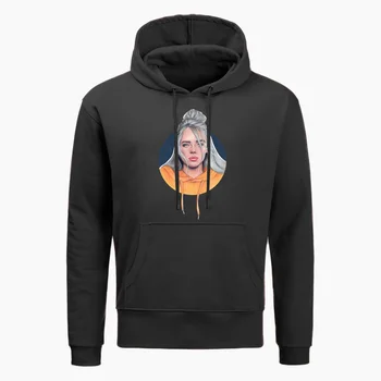 

Fashion Autumn Billie Eilish Print Hoodie Funny Men Sweatshirt Clothes Harajuku Casual Hot Sale Hoodies Kpop Sweatshirts Hoody