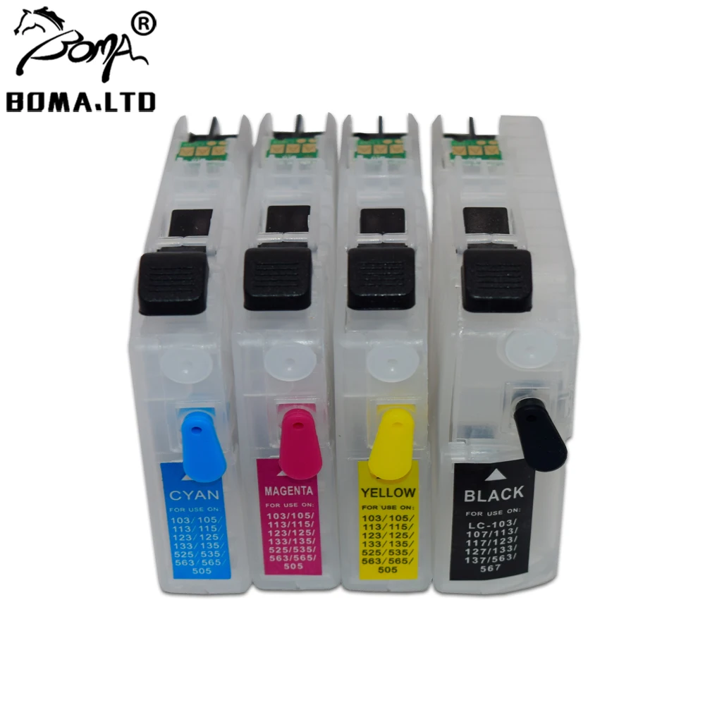 LC101 многоразовый картридж с чипом автосброса для принтера Brother MFC-J285DW J450DW J470DW J475DW J650 J870 J875 J152 J245 (art.: 3920c705e751a) - 3920c705e751a