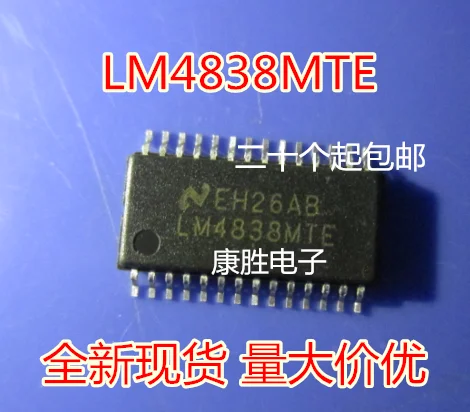 10 шт./лот LM4838MTE LM4838 TSSOP