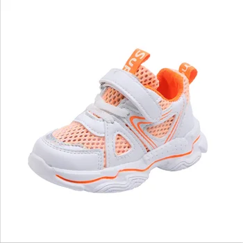 

Girls Sneakers 2020 Summer New Kid's Breathable Mesh Children's Shoes Students Tennis Boy's Casual Shoes
