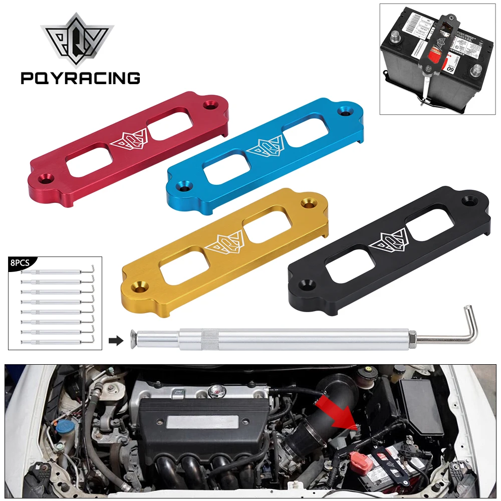 Battery Tie Down Kit Hold Down Rod With Stainless Tray Hooks For Honda
