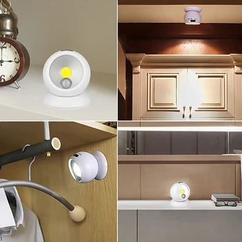 

Multifunctional rechargeable human body induction lamp automatic induction motion sensor 180 degree rotating wall lamp