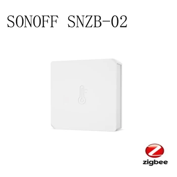 

SONOFF SNZB-02 ZigBee Temperature And Humidity Sensor Real Time Low-battery Notification WorksSONOFF ZigBee Bridge EWeLink APP
