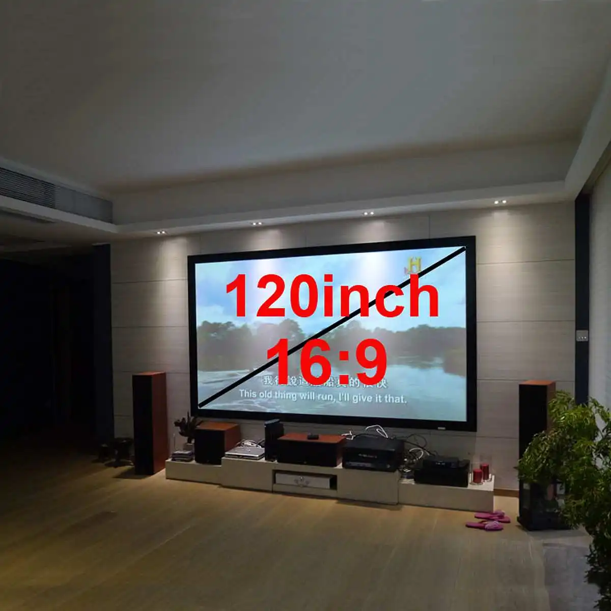 Складной 16:9 проектор 120 дюймов матовый белый проекционный экран для HD проектора домашний кинотеатр кино вечерние фильмы