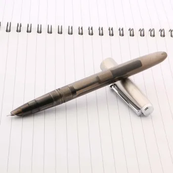 

JINHAO 51-A Stainless steel Silver Trim classic student Fountain Pen