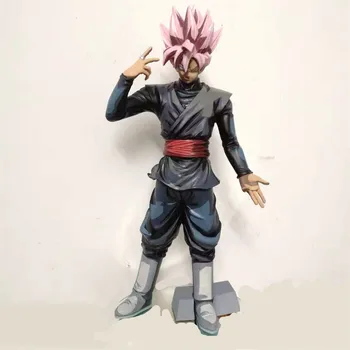 

Resolution of Soldiers Anime Figures Dragon Ball Super Goku Black Rose Pink Hair PVC Toys Action Figurals Figma Collection Model