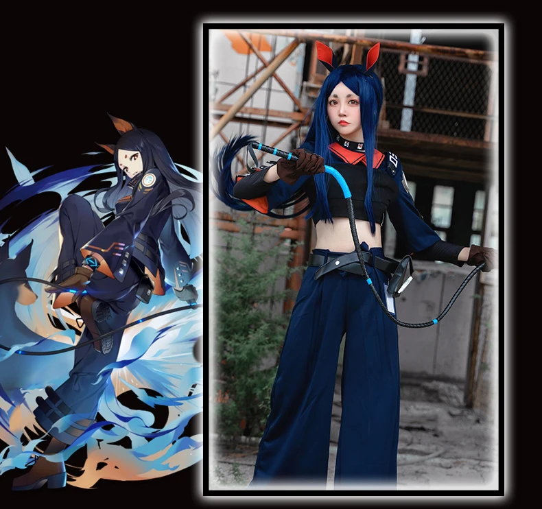 Игра Arknights Dobermann Косплей Костюм женский милый косплей платье Хэллоуин карнавальные вечерние костюмы униформа полный комплект