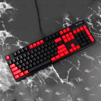 

104 keys Mechanical Gaming Keyboard Replace PBT Keycaps For Cherry Mx Switches OEM Profile Side Letter Keycaps For Ducky Filco