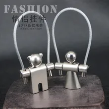 Металлическая крутая парная креативная машина для мужчин и женщин брелок для автомобиля маленькие подарки кулон настраиваемый LOGOG110