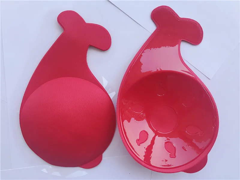 Sosten Silicona Lucky Dolphin женский бюстгальтер без бретелек с эффектом пуш-ап B380 - Цвет: red bra