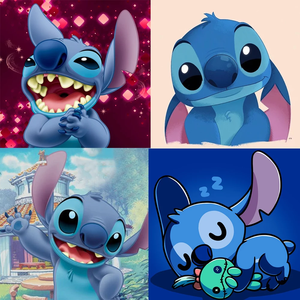 Peinture En Diamant De Dessin Anime Disney Pour Bebe Broderie Complete Lilo Stitch Point De Croix Cadeau De Decoration Pour La Maison Aliexpress