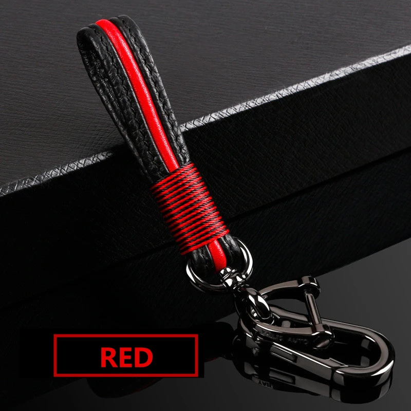 Чехол для ключей автомобиля из углеродного волокна ABS, полное покрытие для Honda Vezel city Civic BR-V HR-VCRV Pilot Accord Jazz Jade Crider Odyssey - Название цвета: red keychain