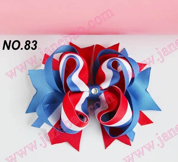 145 шт 4,5 ''двухслойные забавные, для волос банты, бутик заколки для волос Популярные Детские аксессуары для волос