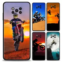 

Phone Case for Xiaomi Pocophone F1 Poco X3 NFC X3 Pro M3 Pro 5G F3 Soft Cover Back Shell Moto Cross Motorcycle Sports