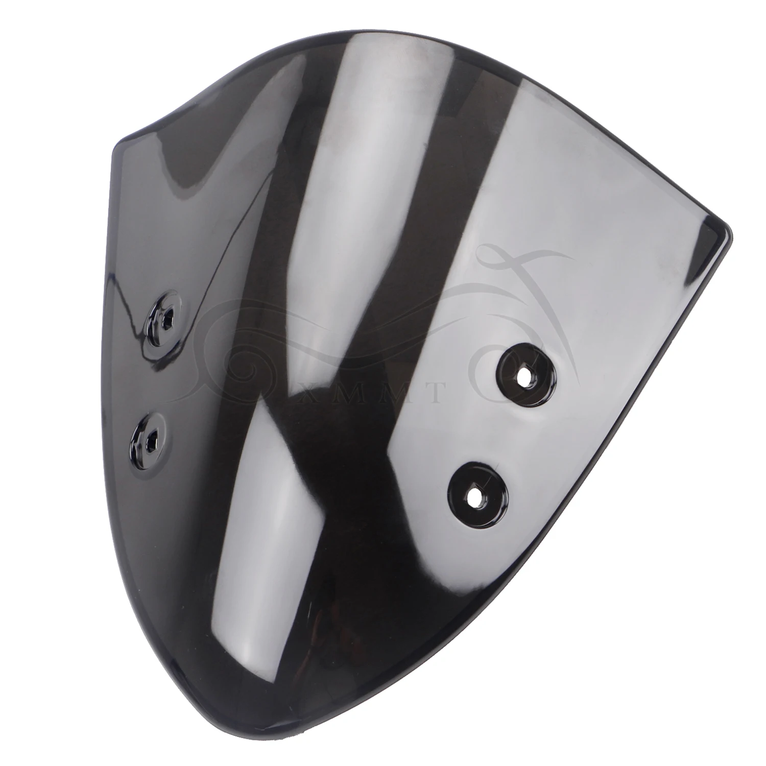 Мотоцикл черный PMMA ветровое стекло Flyscreen подходит для Kawasaki ER 6N ER6N 2012 2013