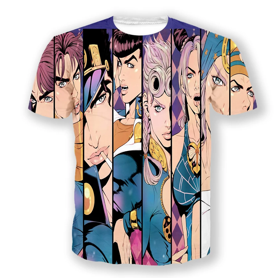 

phechion Men/Women's JoJo's Bizarre Adventure 3D Print T Shirt Hip Hop Women Tshirt Clothing Tops Suppliers for Drop Shipper A65