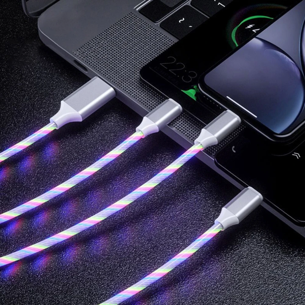 01 USB Micro кабель для iPhone 11 Pro Max Быстрая зарядка 3 в 1 usb type C кабель зарядного устройства для samsung Android iSO кабель мобильного телефона - Цвет: 01