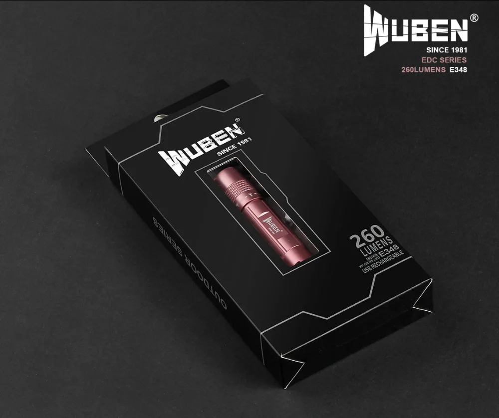 WUBEN светодиодный брелок флэш-светильник карманные фонари мини фонарь ключ светильник E348 USB Перезаряжаемый светодиодный фонарь Водонепроницаемый светодиодный фонарь