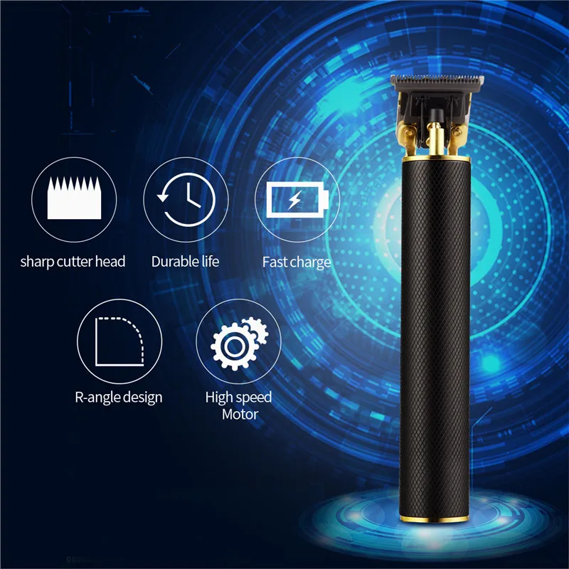 USB Перезаряжаемый триммер для волос Беспроводная Парикмахерская резная машинка