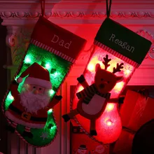 Новинка, зимние рождественские носки, женские орнамент с рождественской елкой, вечерние носки с украшением в виде рождественского Санты, calcetines mujer# pingyou