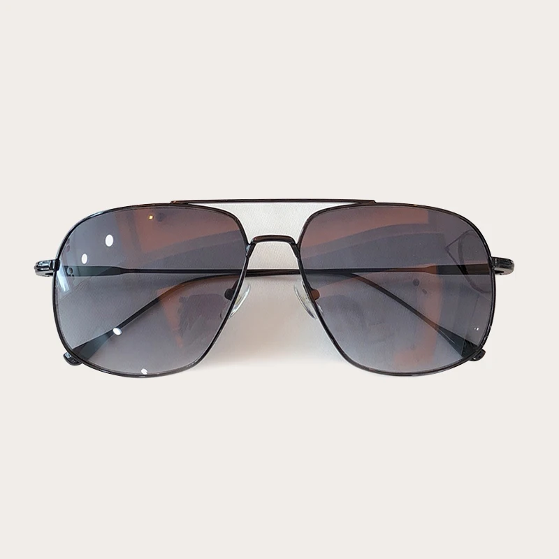 No.6 sunglasses Металлические квадратные оправы мужские классические солнцезащитные очки винтажное зеркало очки gafas de sol hombre - Цвет линз: No.6 sunglasses