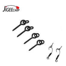 20 шт Карп Рыболовный шуруп для приманки кольцо-приманка крючок Приманка Sting Boilie Pop Up Spike Ronnie Rig Chod Rig Приманка Держатель для грубой рыбалки