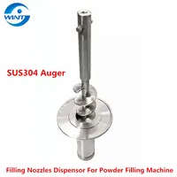 Accessories Parts of The Auger Powder Filling Machine SUS304,Screw Rod Dispenser Of Powder Filler From 5-5000g Filling Nozzle 1
