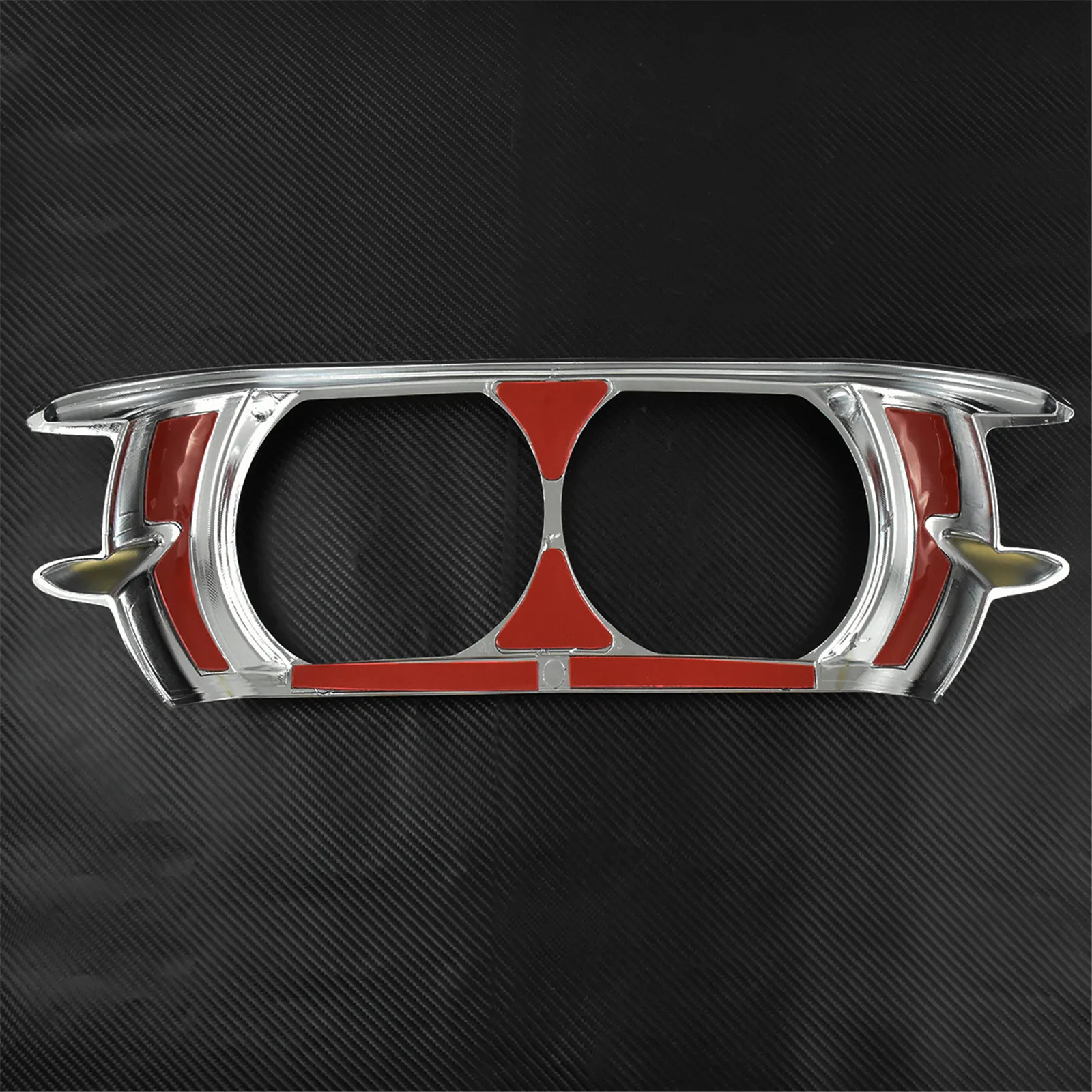 Couverture De Phare Avant 2 Pièces Cadre Galvanoplastie Argent Pour Mini R60 Countryman