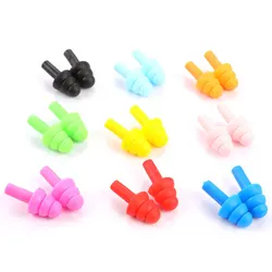 Bouchons d'oreille en Silicone souple, isolation phonique, Protection auditive, Anti bruit, sommeil, voyage, réduction du bruit 