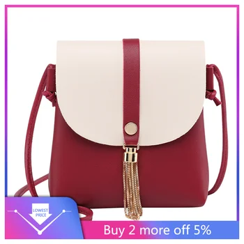 

2019 Simple Handbag Fashion Casual Fringe Single Should Bags bolsa feminina Messenger Bags bolso mujer Small Square Bag Sac #C10