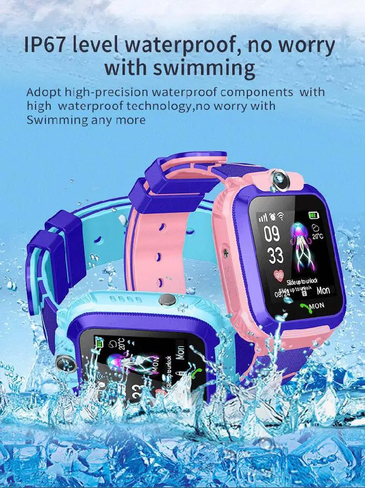 

Watch H12 Kids Boys Girls Waterproof Positioning Watch Telephone 1.44 inches screen for Android IOS for Children r60