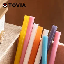 Bâtons à colle thermofusible 7MM, 120 pièces, tiges de recharge pour pistolet à colle, pour bricolage, mélange de couleurs en Silicone chaud, stylo à colle thermique 