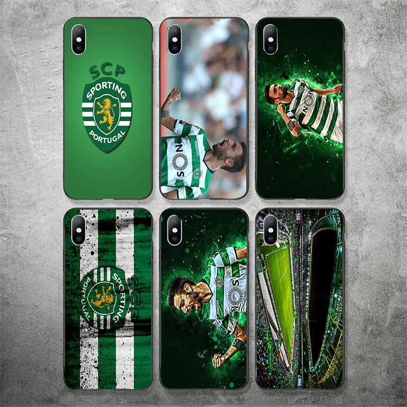 Чехол для телефона FC Sporting Clube de Portugal iPhone XR 11 Pro XS Max X 5 5S черный DIY чехол iphone 7 8 6 S Plus 7Plus