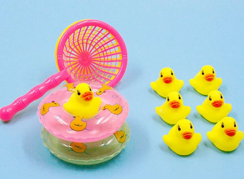 Bath toy Bathroom Baby toy Rubber Duck Animal call Beach Swim Toy for children float Animal Yellow Duck Ducks Kawaii Cute Water baby toddler toys by age	