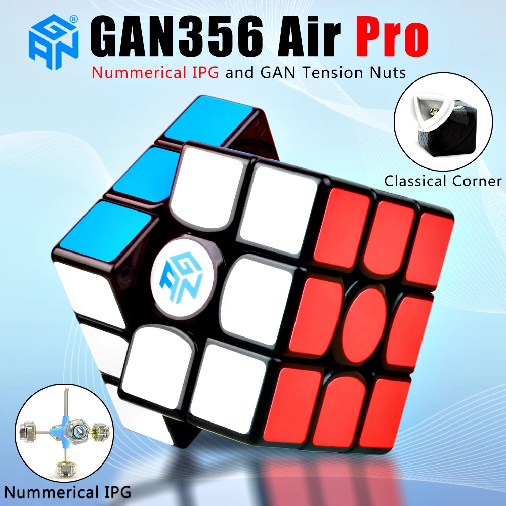 GAN 356 Air Pro 3x3x3 магический скоростной куб с числовым IPG Профессиональный gan356 air pro Кубики-головоломки gans 356Air Pro