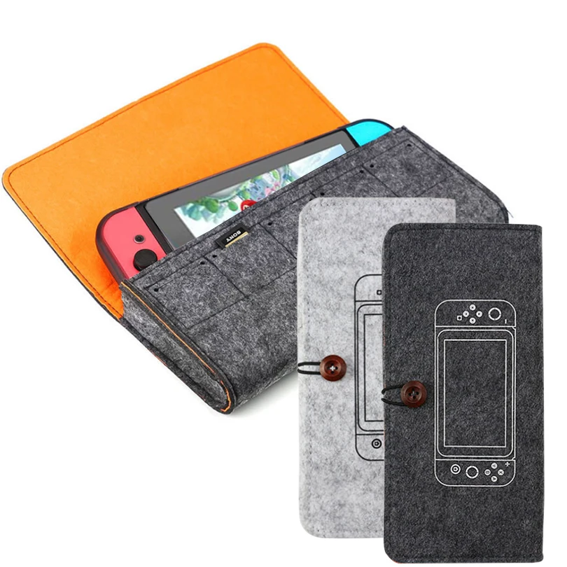 

Nintend Switch Carry Case Soft Portable Pouch Bag Accessoris Storage Case for Nintendos Switch Console Storage 5 Game Cards