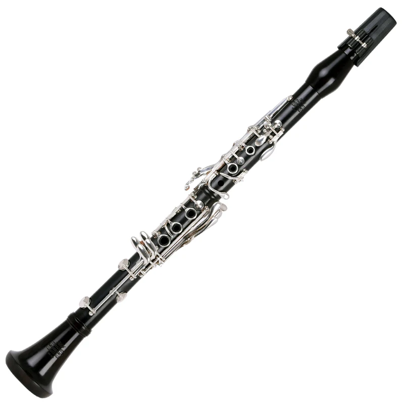 MORESKY Professional Ebony Clarinet bB Tune 18 Key Silver Plated Copper Solid Wood SR-136