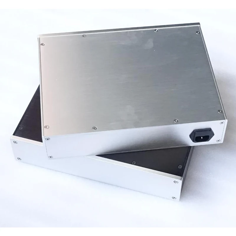 All aluminum power amplifier chassis 3207 DAC pre amp case headphone amplifier shell power supply box audio house 320 70 248MM