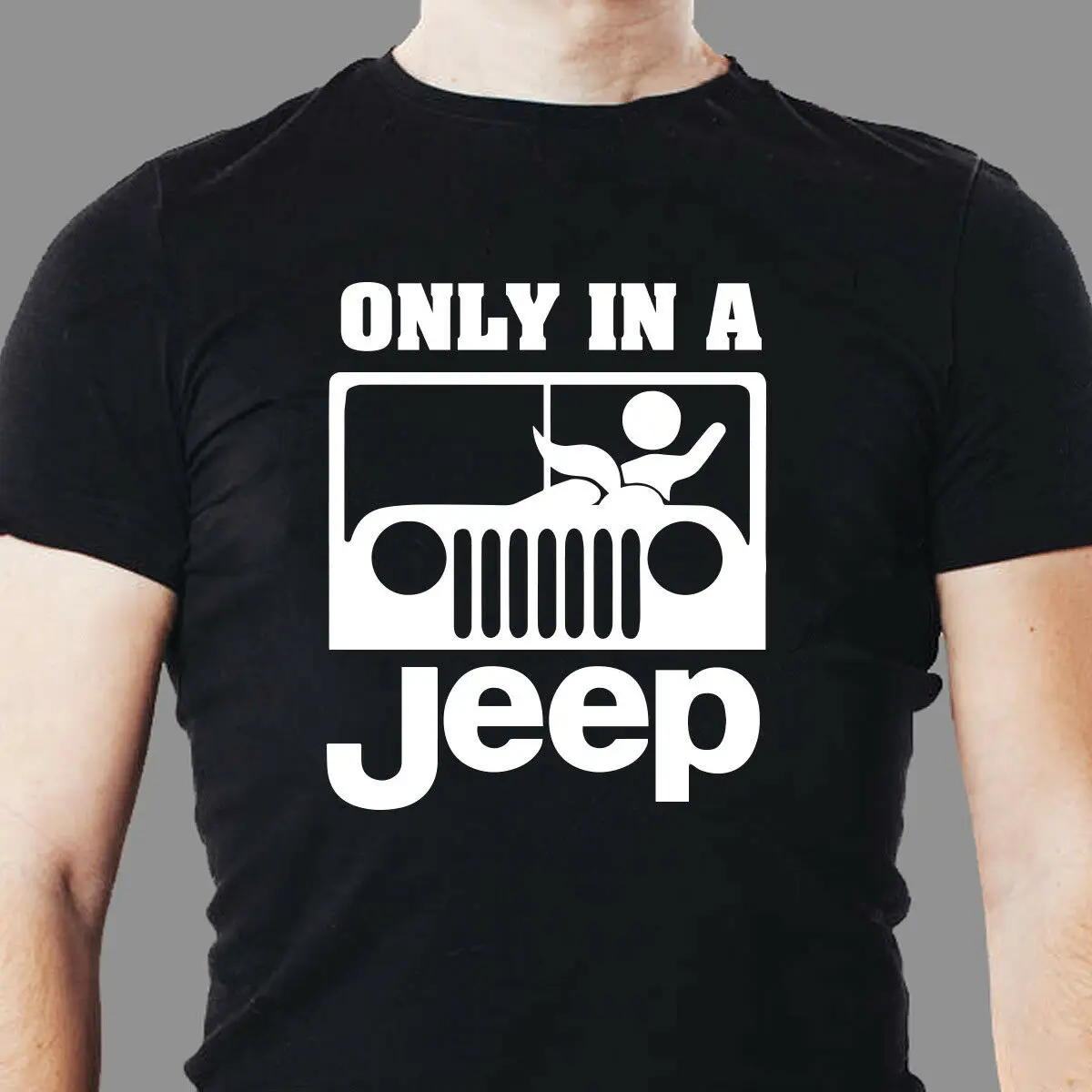 

Only In A Jeep Girls tail Blow 4x4 Truck Men's short sleeve T Shirt Men Women Unisex Fashion tshirt Free Shipping