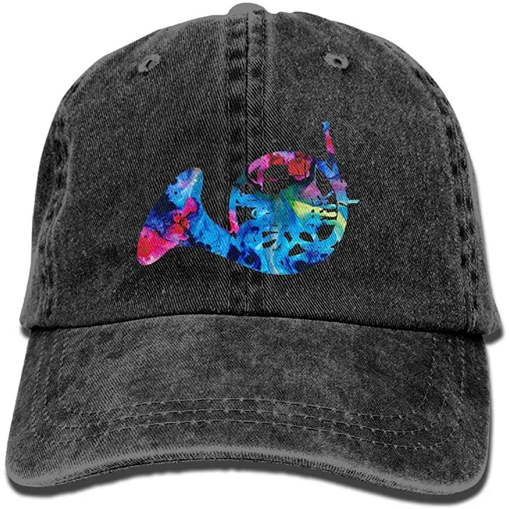 Цветная джинсовая Бейсболка унисекс с эффектом потертости во французском Роге, Кепка От Солнца, регулируемая задняя крышка, Кепка водителя грузовика