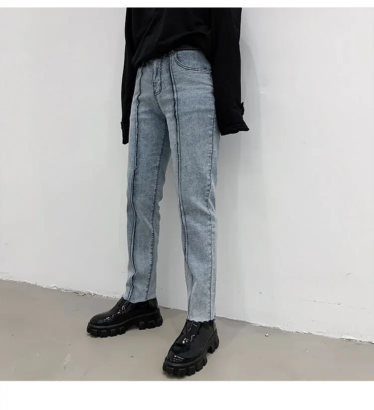 Темные зимние узкие джинсы с S-XXL! Высококачественные Стрейчевые джинсы для мужчин
