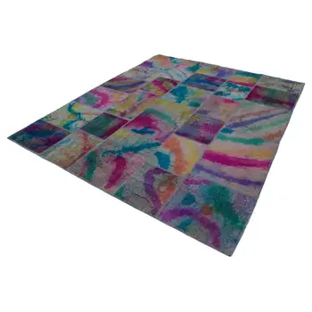 

251x308 Cm Multicolor Handmade Patchwork Rug-8x10 Ft