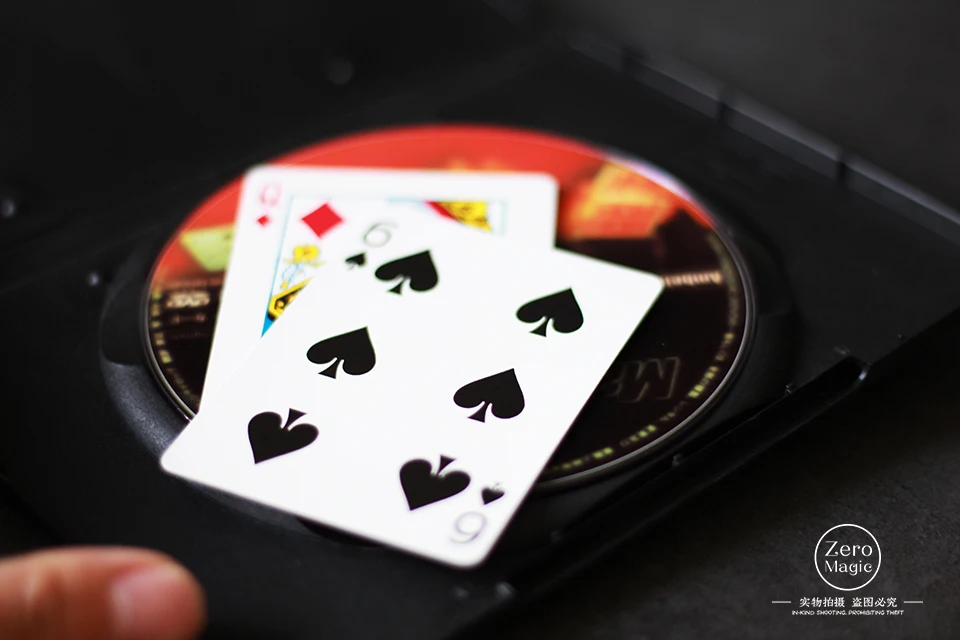 Ambelious Card(DVD и скрытое приспособление)-карты трюки реквизит ментализм карты магические иллюзии